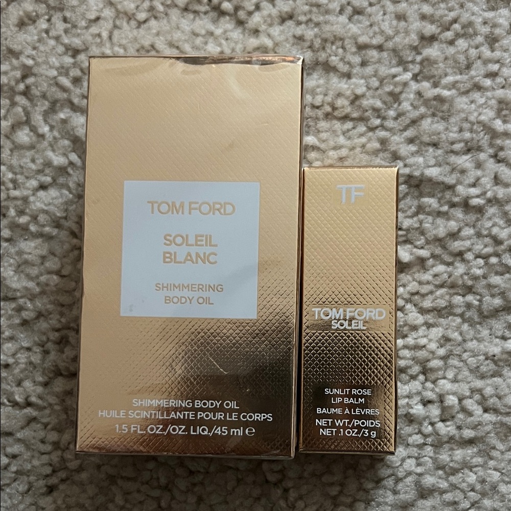 Tom Ford Body Oil Sunlit Rosy Bundle